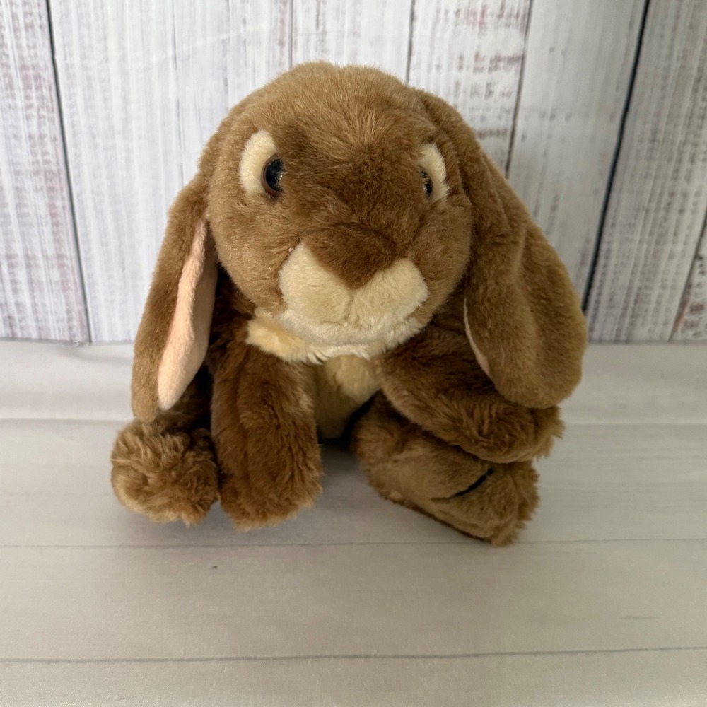 VTG 2000 Animal Alley Brown Lop Eared Bunny Rabbit Plush Toys R Us Exclusive